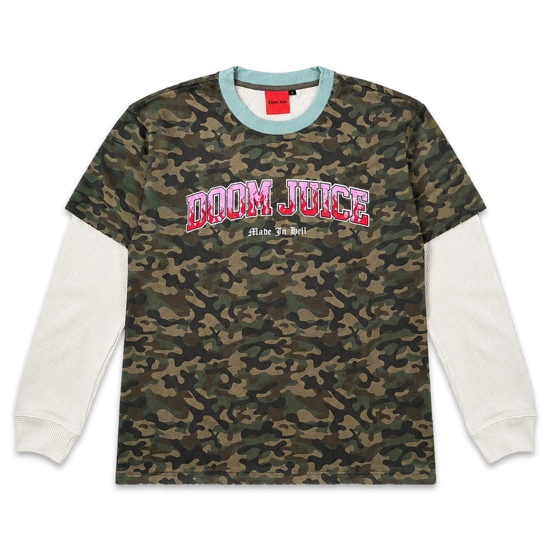 VARSITY LS WAFFLE TEE