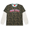 VARSITY LS WAFFLE TEE